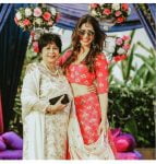 Kishwer Merchant with mother Rizwana Merchant