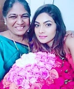 Lopamudra Raut with mother Ragini Raut