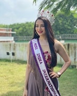 Miss India International 2021 Zoya Afroz