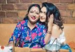 Munmun Dhamecha with her mother