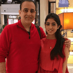 Navya Naveli Nanda with father Nikhil Nanda