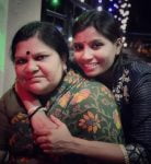 Rajeshwari Gayakwad with mother Savithri Gayakwad