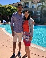 Shikha Tandon with brother Shobhit Tandon