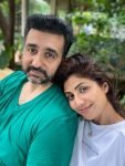 Shilpa Shetty with husband Raj Kundra