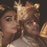 Shriya Saran with brother Abhiroop Saran