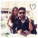 Shweta Bachchan with Abhishek Bachchan