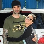 Sunny Leone with husband Daniel Weber