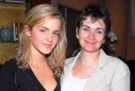 emma watson with mother Jacqueline Luesby