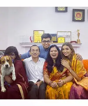 Vijaya Sharma family picture