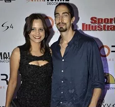 adam bedi with nisha harale