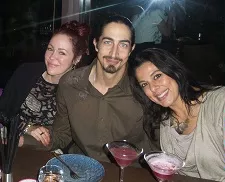 adam bedi with wife melissa anne murphy and sister pooja bedi