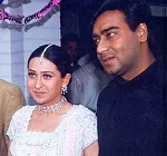 ajay devgan with karishma kapoor