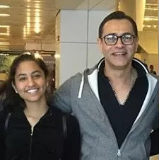 alia chhiba with father vikrant chhibber