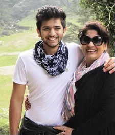 ayushmaan sethi with mother archana puran singh