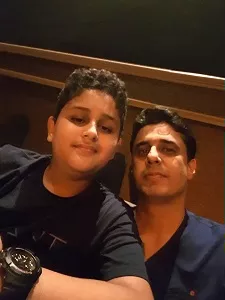 harshad malhotra with son adhiraj malhotra
