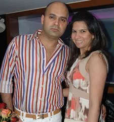 laila mallya with husband samar singh