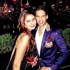 leanna mallya with brother siddharth mallya
