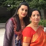 monisha kadri with mother in law prema shetty