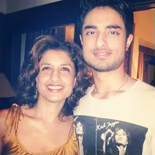 namita chhiba with son arjun chhiba
