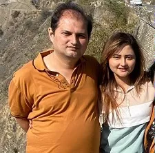 rashami desai with brother buland desai