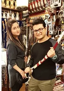 rashami desai with brother gaurav desai