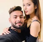 rishabh pant with isha negi