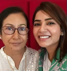 samantha ruth prabhu with mother ninette prabhu