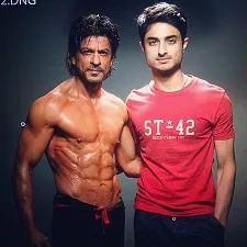 shah rukh khan with nephew arjun chhiba
