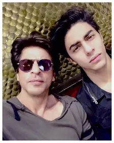 shah rukh khan with son aryan khan