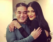 shruti haasan with father kamal haasan