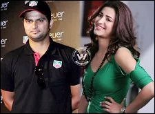 shruti haasan with suresh raina