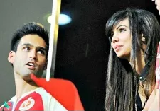 siddharth mallya with sharmila nicollet