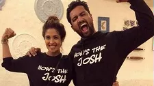 vicky kaushal with harleen sethi