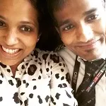 vidya pillai with husband tilak raj