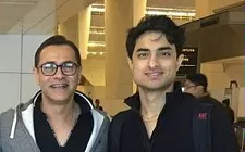 vikrant chhibber with son arjun chhiba