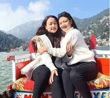 yeshi dema with sister sangey c thongchi