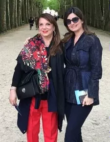 zarine katrak khan with daughter simone khan arora