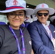 anil kumble with daughter svasti kumble