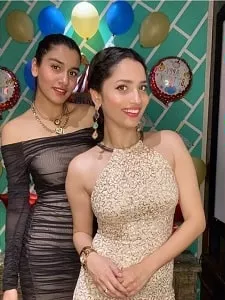 ankita lokhande with ashita sahu