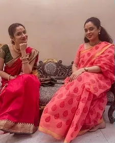 ankita lokhande with shwetangi khutal