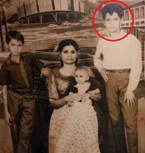 arjun feroz khan childhood picture