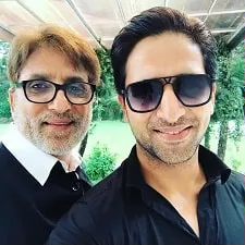 arslan goni with father aslam goni