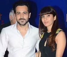 emraan hashmi with his wife parveen shahani