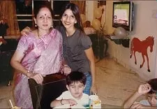 fatema agarkar with mother in law meena agarkar