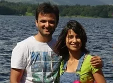 heena sidhu with husband ronak pandit