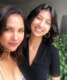 lara dutta with niece michelle mishra