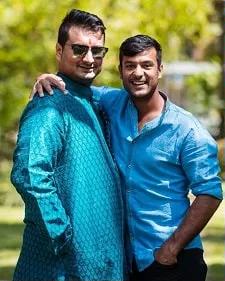 mayank agarwal with brother ayush agarwal