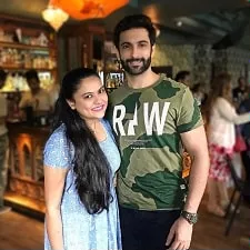 nandish singh sandhu with sister in law mohini verma