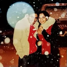 parveen shahani with brother avi shahani