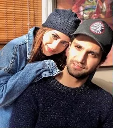 sajal ali with husband ahad raza mir